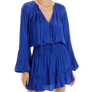 Skies Are Blue Vibrant Long Sleeve Dress